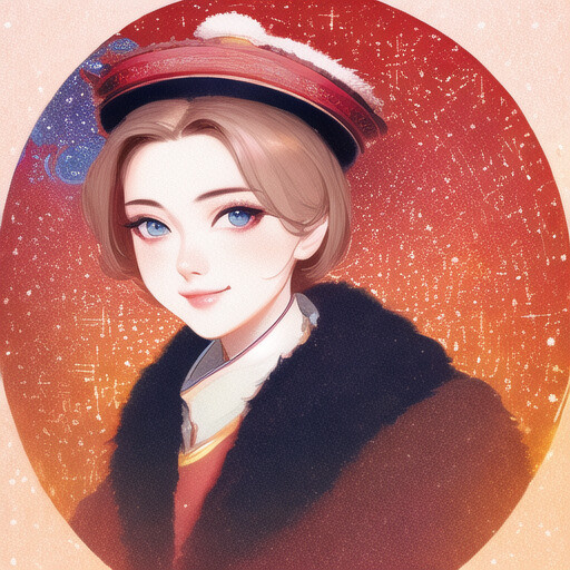 a painting of a woman wearing a hat, a character portrait art, detailed painting, anime aesthetic