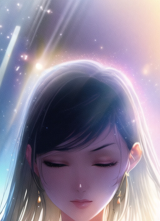 detailed painting, anime, anamorphic lens flare, flickering light