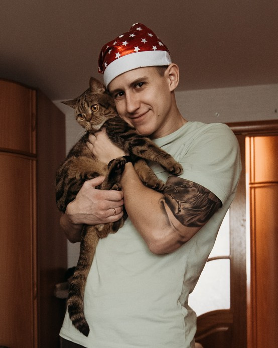 Новогоднее: Вика, Юрий, Оля и Уля. Фотограф г. Хабаровск