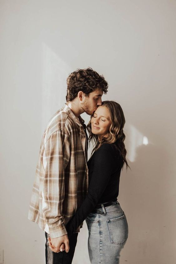 Парная фотосессия, в студии. Фотограф в Иркутске Кристина Телегина