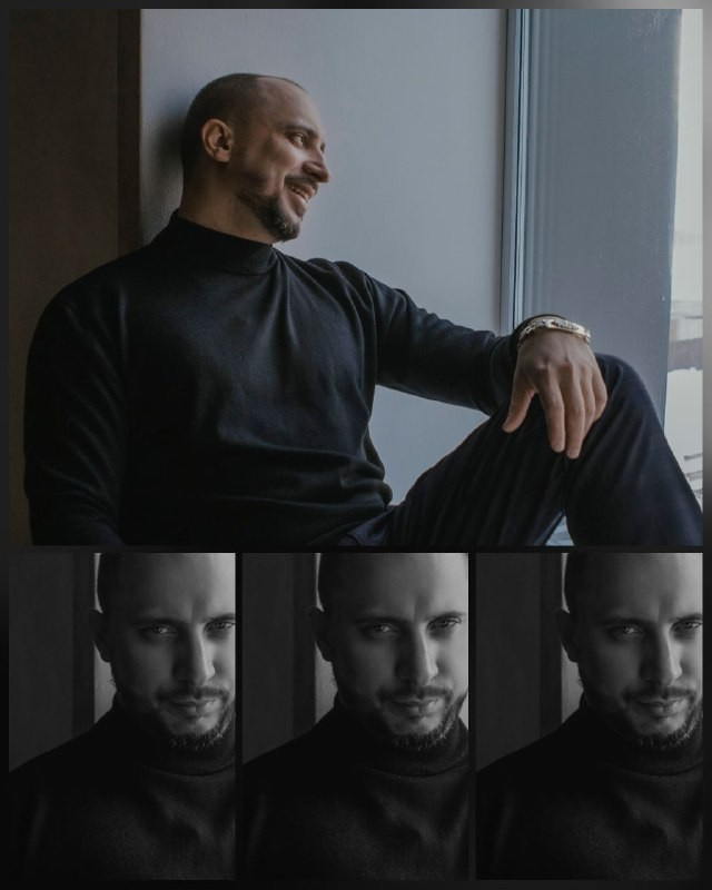 парень сидит на окне