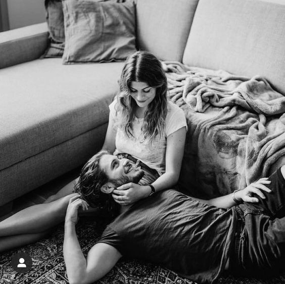 Парная фотосессия, дома. Фотограф в Иркутске Кристина Телегина