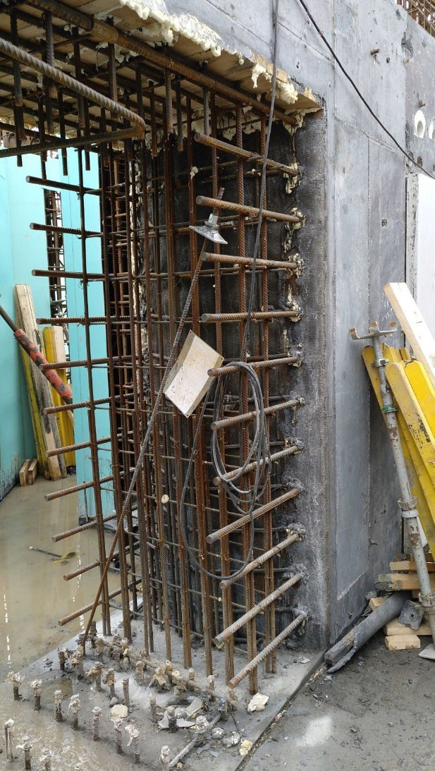 Результаты обследования ультразвуковым эхометодом (метод ультразвуковой эхо-томографии) участка стены, выполненной из высокопрочного бетона. Ультразвуковое и георадарное обследование бетонных и железобетонных конструкций в Москве и МО