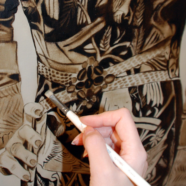 Portrait 140×80 cm → view. Portraits and paintings to order