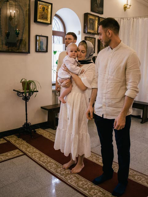 Крещение Федора. Семейный и детский фотограф в Тюмени Хайруллина Анна
