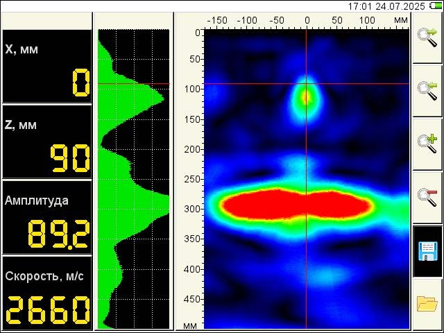 Влияние рабочей частоты зондирующего сигнала томографа A1040MIRA на точность определения защитного слоя бетона. Ультразвуковое и георадарное обследование бетонных и железобетонных конструкций в Москве и МО