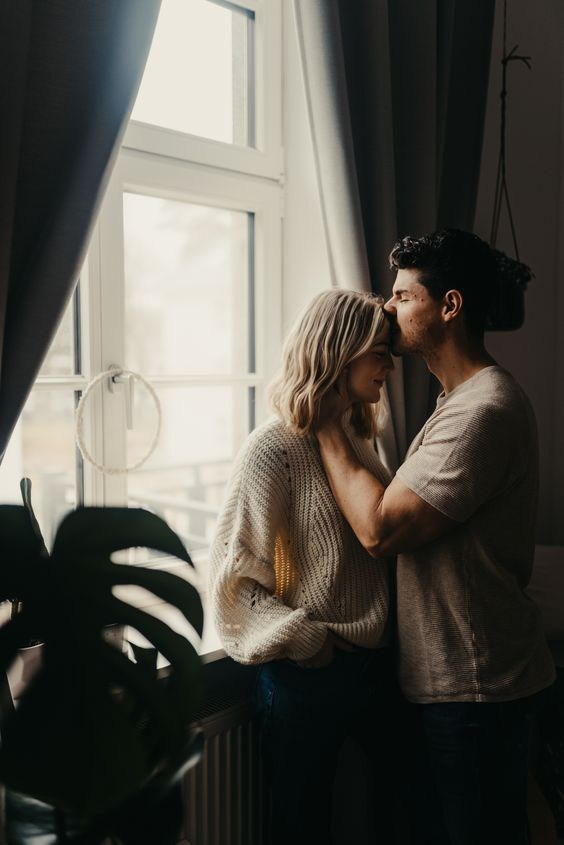 Парная фотосессия, в студии. Фотограф в Иркутске Кристина Телегина