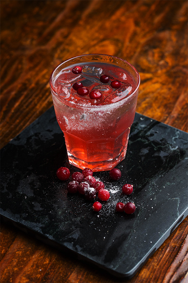 коктейль с клюквой