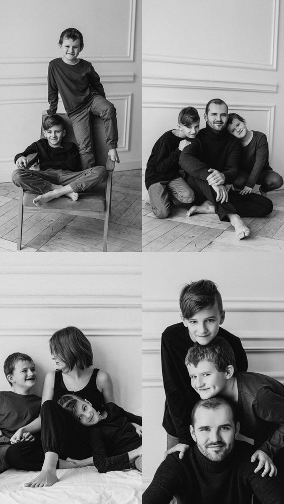 Семейная фотосессия в студии. Фотограф в Иркутске Кристина Телегина