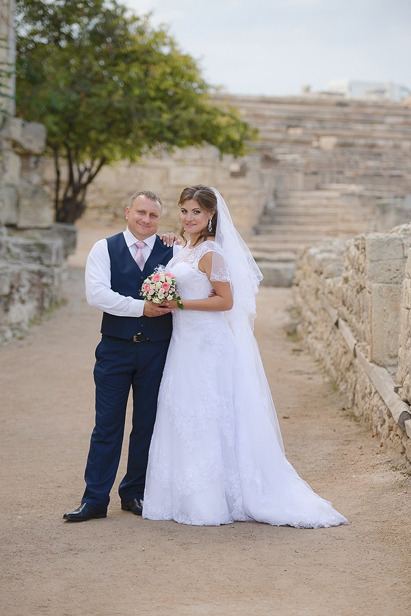 Свадебная фотосъемка в Севастополе на Старом Херсонесе