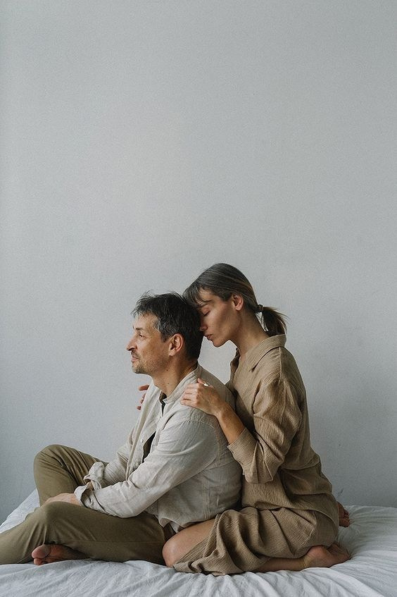 Парная фотосессия, в студии. Фотограф в Иркутске Кристина Телегина