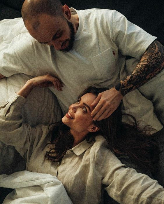 Парная фотосессия, в студии. Фотограф в Иркутске Кристина Телегина