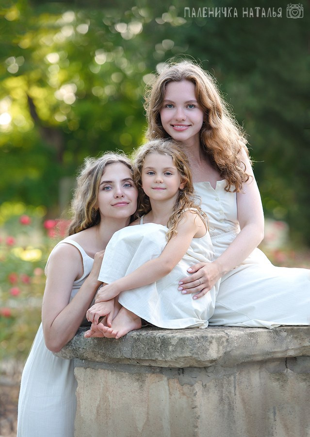 Семейная фотосессия для многодетной семьи