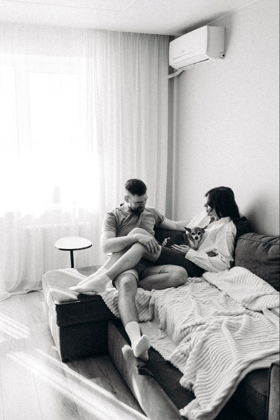 Парная фотосессия, дома. Фотограф в Иркутске Кристина Телегина