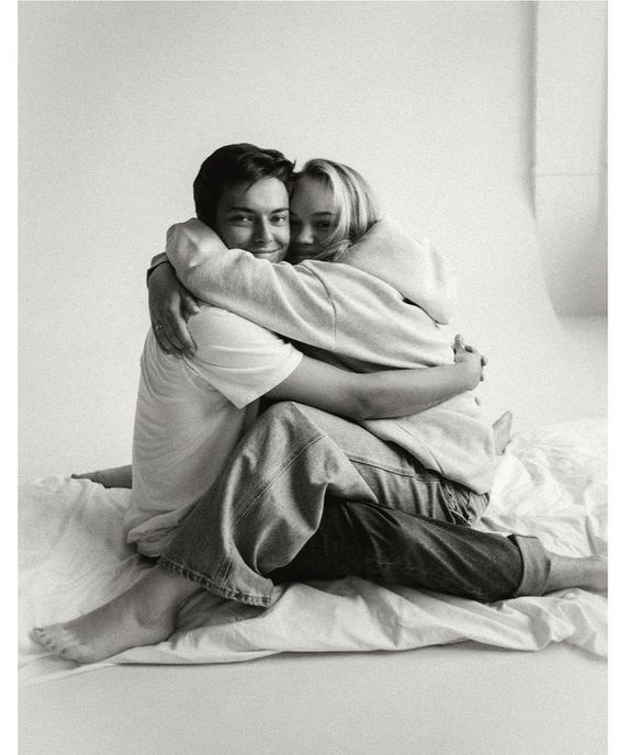 Парная фотосессия, в студии. Фотограф в Иркутске Кристина Телегина