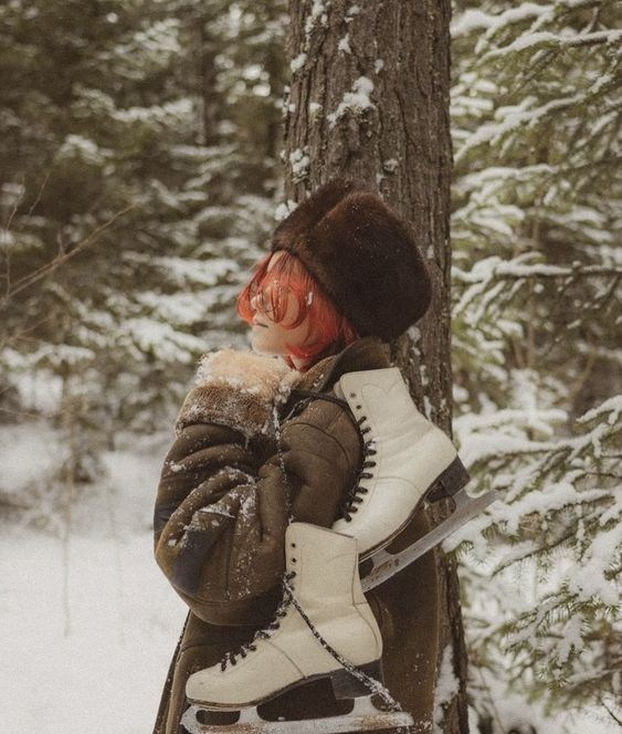 Зима. Фотосессия на улице для девушки. Фотограф в Иркутске Кристина Телегина