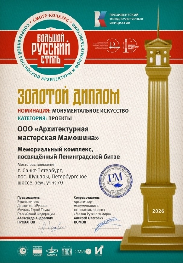 Наши награды. КПА Команда Профессиональных Архитекторов
