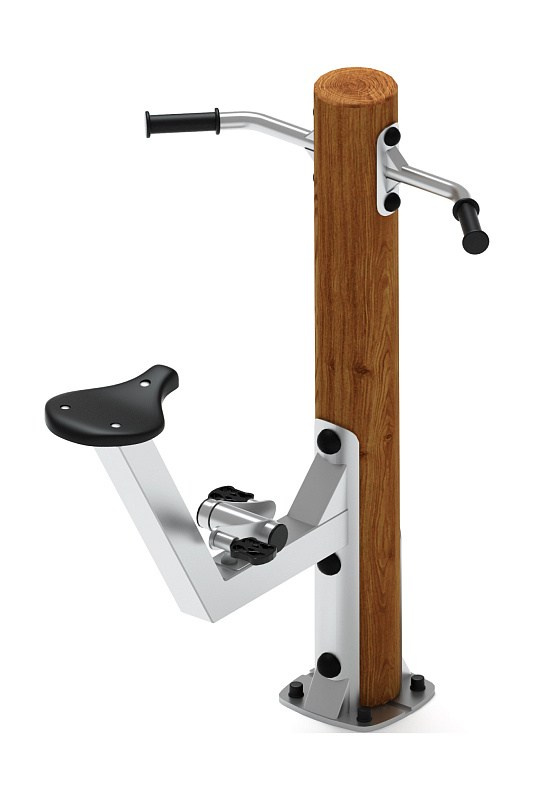 Тренажер вело (лиственница темный) СТ 016-Л.И3.01 Габариты (ШхДхВ): 970х800х1300 Зона безопасности, мм: 2000х2000 Оборудование предназначено для подростков в возрасте от 14 лет и взрослых, весом не более 100 кг.