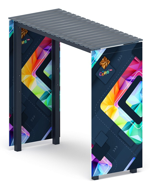 Пергола (СКИФ) - МФ 77.06.01 /с поликарбонатом/ Габариты (ШхДхВ): 1200x2840x2635 мм 