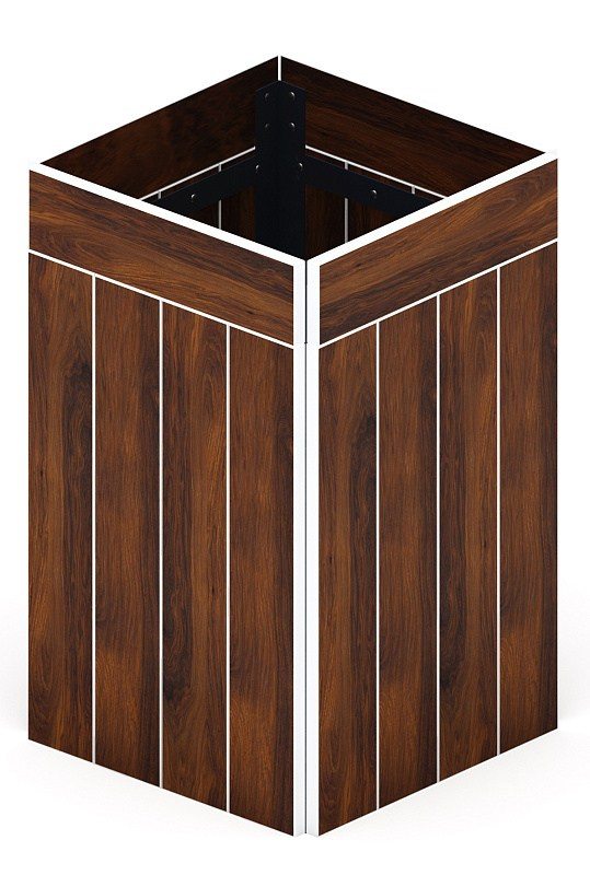 Урна МФ 50.03.01 Габариты (ШхДхВ): 440х440х700 мм 