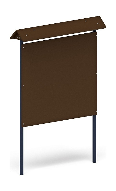 Доска объявлений - МФ 62.01.11 Габариты (ШхДхВ): 1600х300х2100 мм Зона безопасности, мм: 2600х1300