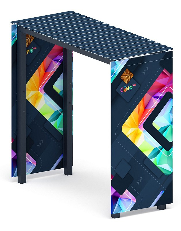 Пергола (СКИФ) - МФ 77.06.01-01 /без поликарбоната/ Габариты (ШхДхВ): 1200x2840x2630 мм