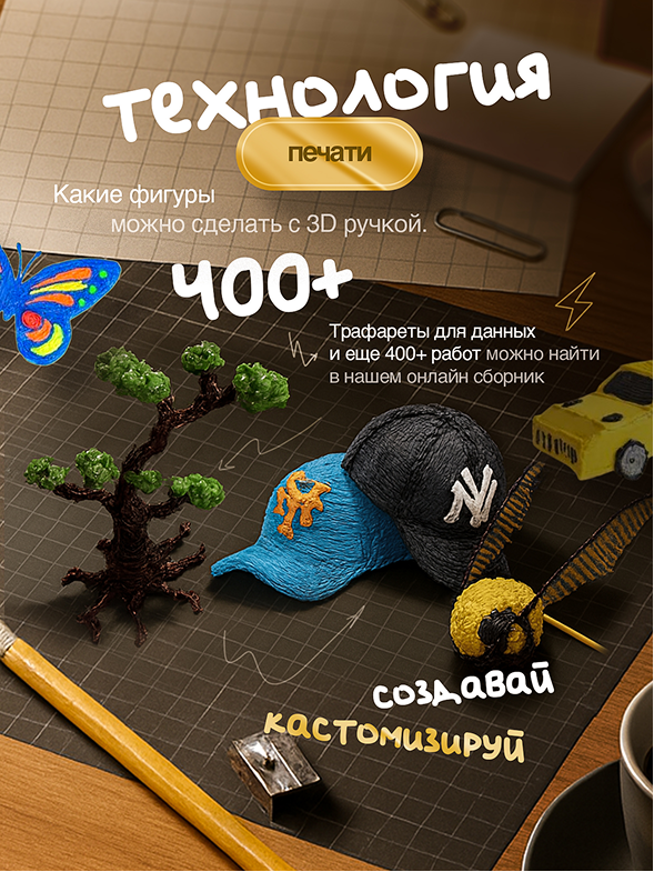 3D ручка (раскройте). Портфолио команды Игоря Пладиуса
