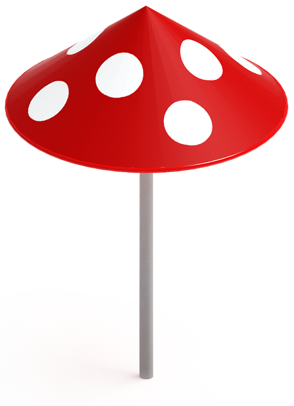 Навес для песочницы Грибок - ИО 7.01.01 Габариты (ШхДхВ): 1500x1500x2100 Зона безопасности, мм: D2500