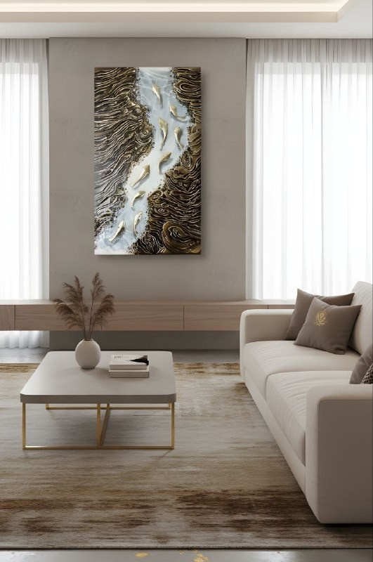 Горный ручей. Художник