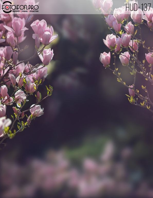 Фон стена "Весенние цветы" 1,2х1,6 м