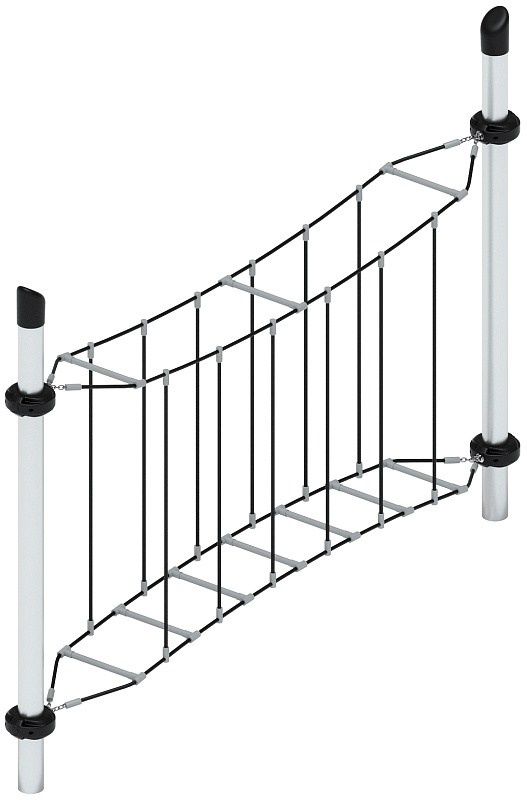 Спортивная серия СК 2.06.03 Габариты (ШхДхВ): 3330х430х2380 Зона безопасности, мм: 6330х3430 Возрастные ограничения 5-12 лет