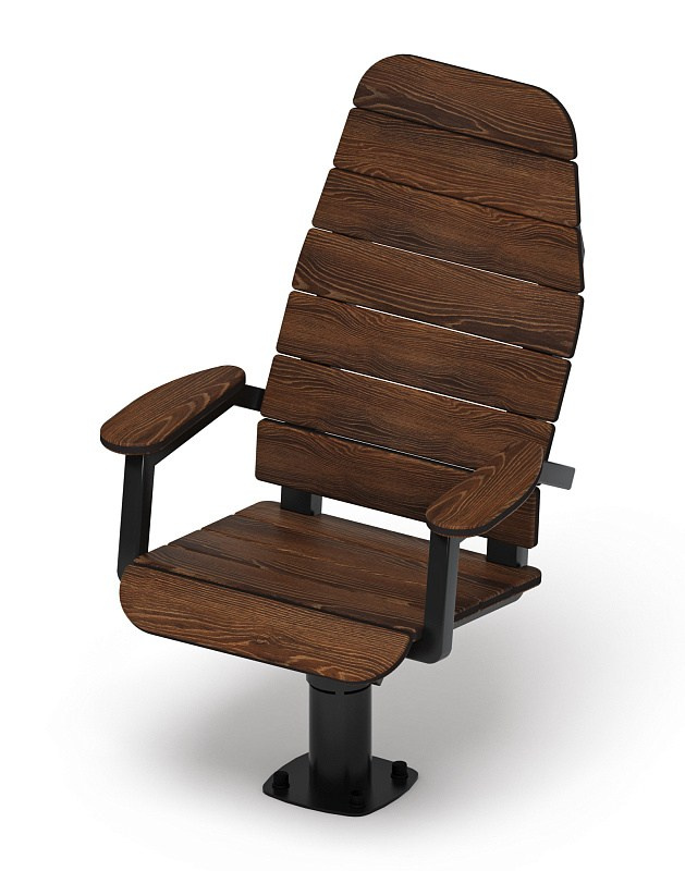 Кресло Релакс (темный дуб) МФ 46.01.01-01 Габариты (ШхДхВ): 790х790х1170 мм Зона безопасности, мм: 3630х3630