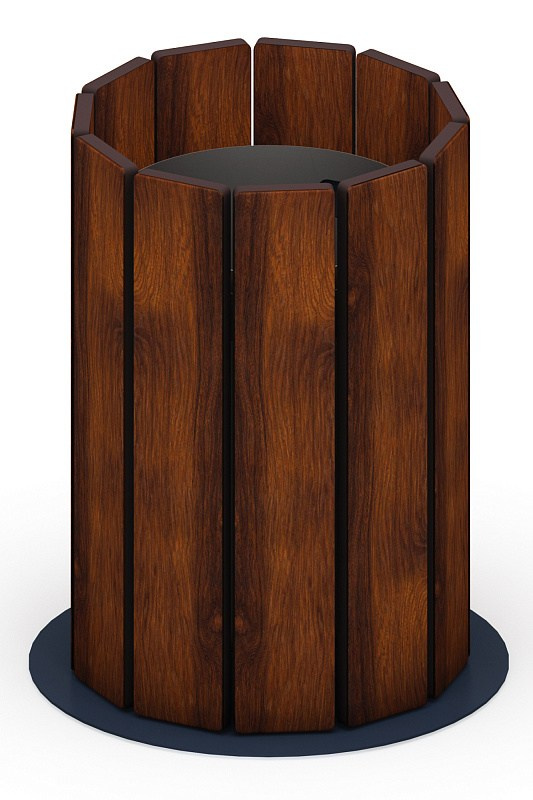 Урна (с баком) (под анкера) МФ 50.03.03.А Габариты (ШхДхВ): 480х480х588 мм