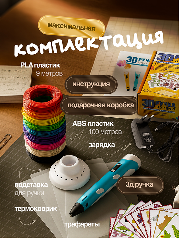 3D ручка (раскройте). Портфолио команды Игоря Пладиуса