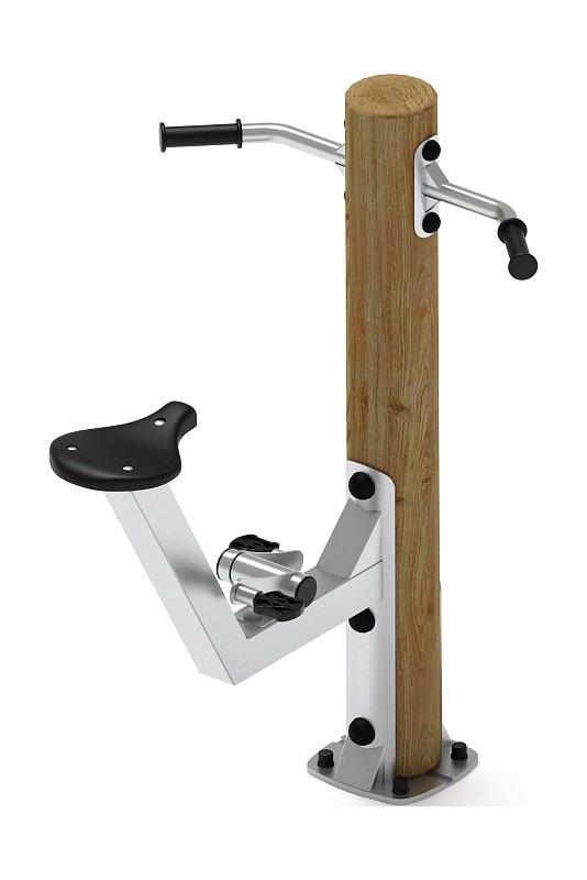 Тренажер вело (лиственница орех) СТ 016-Л.И3.02 Габариты (ШхДхВ): 970х800х1300 Зона безопасности, мм: 2000х2000 Оборудование предназначено для подростков в возрасте от 14 лет и взрослых, весом не более 100 кг.