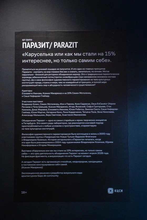 КАРУСЕЛЬКА или как мы стали на 15% интереснее, но самим себе. Елизавета Иванова — независимый куратор, культуролог, исследователь художественных практик, художник