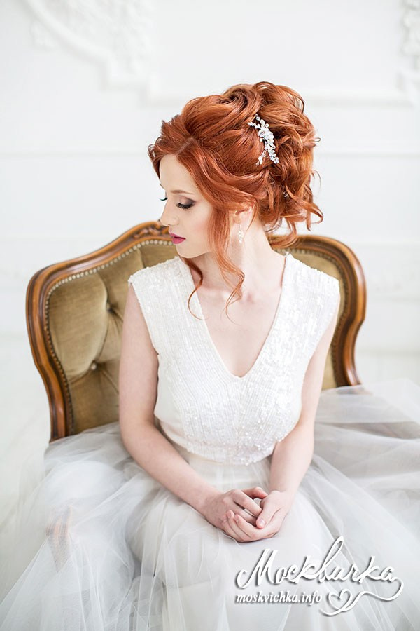 Свадебные образы. Прически и макияж на свадьбу, фотосессию, корпоратив от стилиста Кандаловой Елены в Москве, Домодедово