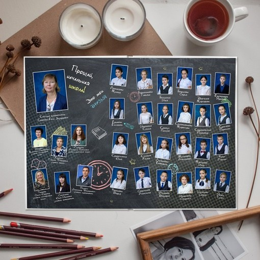 Школьная доска. Выпускной альбом Самара