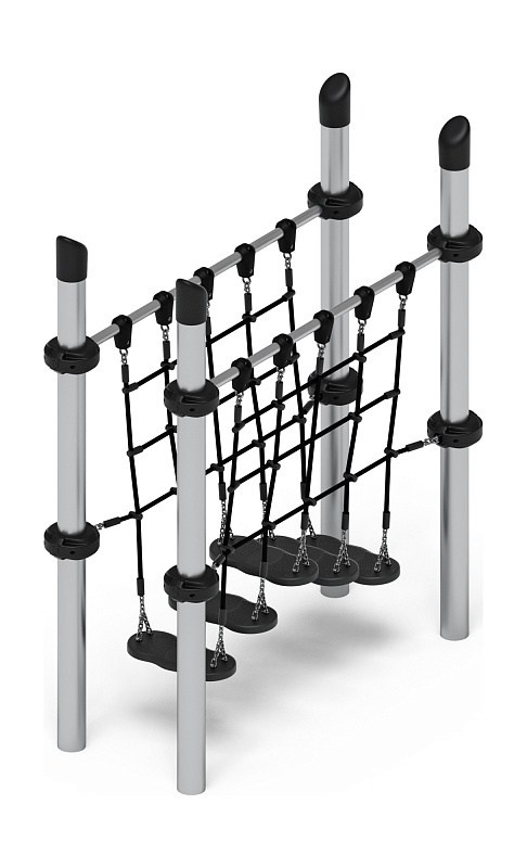 Спортивная серия СК 2.06.12 Габариты (ШхДхВ): 1818х780х1980 Зона безопасности, мм: 4818х3780 Возрастные ограничения 5-12 лет