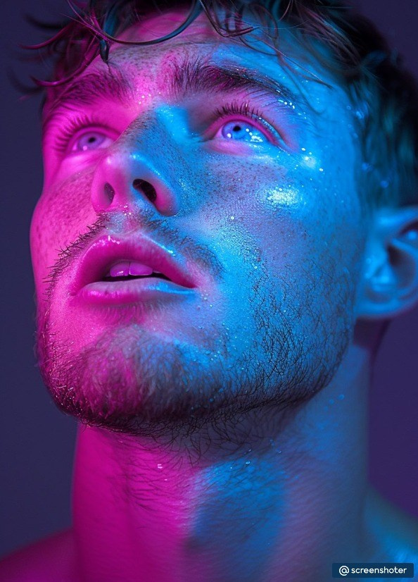 Мужской портрет с цветным светом. Фотограф, видеограф Пятигорск, Ставрополь, Ессентуки, Petlyakovs_photo