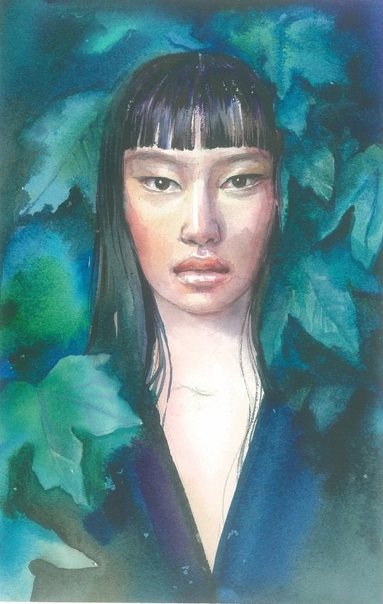 Акварель. Художник Мария Бикбулатова магия эзотерика карты таро «тайны мастера»