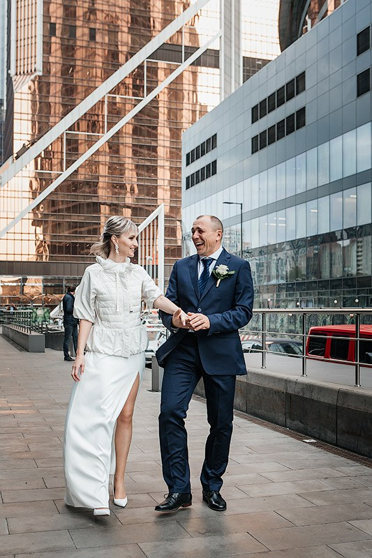 Регистрация и прогулка в Сити. Фотограф Анна Анисимова. Свадьбы, портреты, творческий репортаж