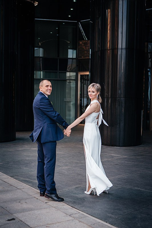 Регистрация и прогулка в Сити. Фотограф Анна Анисимова. Свадьбы, портреты, творческий репортаж