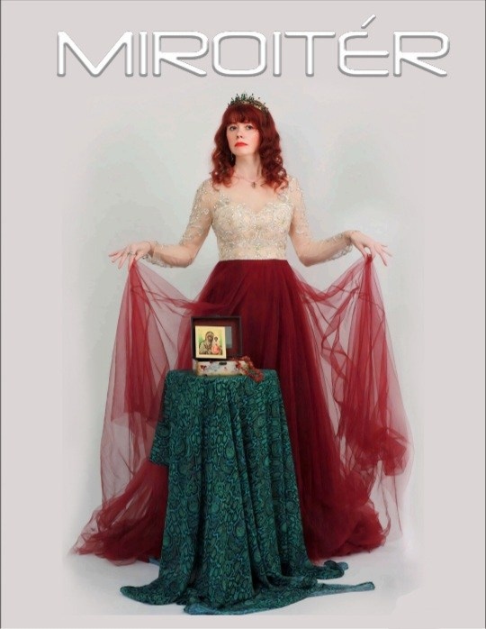 Icon Mother of God and paiter Svetlana Fatyanova. Fashionable magazine Miroiter, April, 2026.