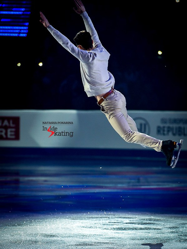 Javier Fernandez ECH 2019 Gala. Russian figure skating photographer from Saint-Petersburg