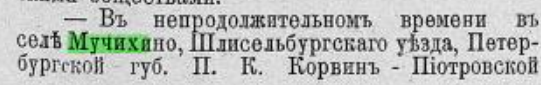 Школа в д. Мучихино. История Назиевского городского поселения