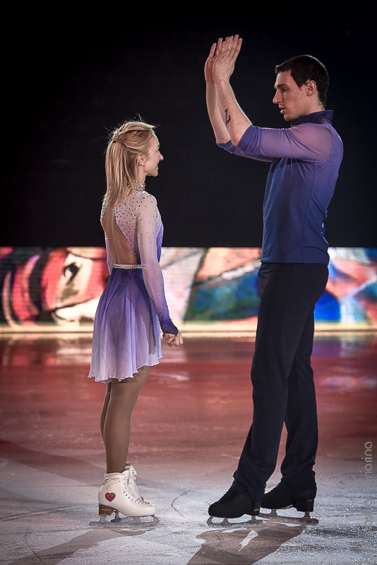 Aljona Savchenko - Bruno Massot. Rehearsal of AoI Zurich 01/03/2018. Russian figure skating photographer from Saint-Petersburg