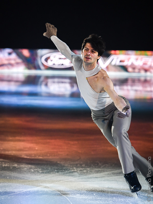 Stephane Lambiel. Rehearsal of AoI Zurich 01/03/2018. Russian figure skating photographer from Saint-Petersburg