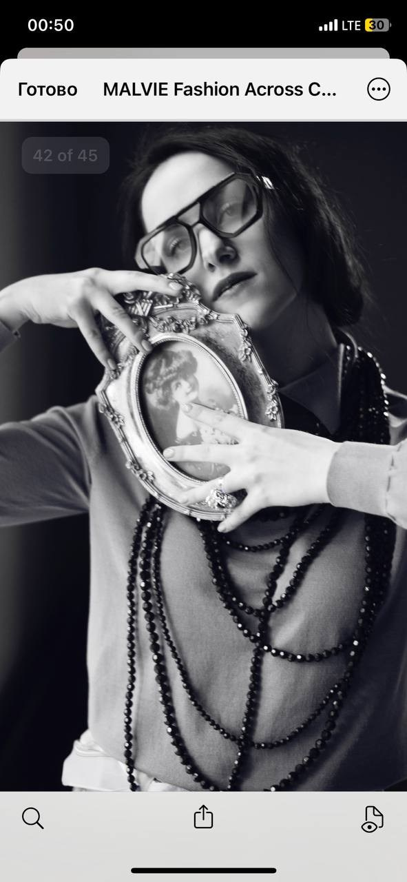 Публикация в журнале MALVIE май 2025. Фотограф Анастасия Кустова