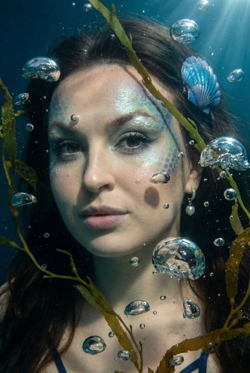 Русалка. Шаблоны и дизайны выпускных альбомов и фотокниг